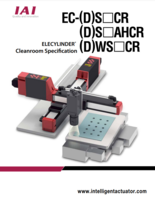 EC-(D)S_CR, (D)S_AHCR, &amp; (D)WS_CR SERIES: ELECYLINDER &amp; CLEANROOM SPECIFICATIONS